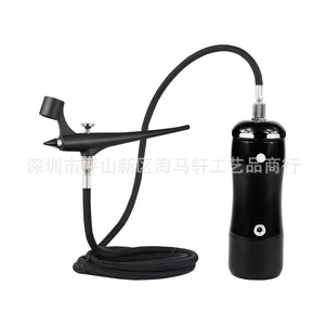 Aérographe Hb96l 116f à alimentation par gravité, vitesse réglable, portable, pour travaux artistiques, alimentation USB - Product Image 1