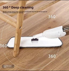 Serpillère microfibre en acier pour nettoyage humide et sec, essorage coulissant, taux de déshydratation 80-90%, pulvérisation d'eau pour sols domestiques - Offre Spéciale - Product Image 5