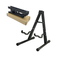 Support pliable en A pour violoncelle et guitare de 13 pouces avec patins en caoutchouc et finition noire – Vente en gros