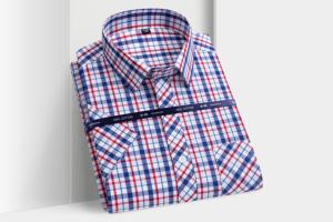 男士可定制短袖棉衬衫 -- 非常适合商务休闲和夏季服装 - Product Image 4