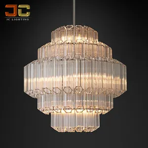 plum blossom glass tube lighting modern pendant chandeliers customization lamp for hotel room