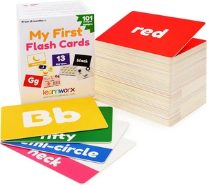 Cartes flash éducatives personnalisées pour enfants : Apprentissage précoce <span class=keywords><strong>de</strong></span> l'alphabet, des nombres, des mots fréquents, <span class=keywords><strong>de</strong></span> la mathématique et matériel pédagogique préscolaire - Product Image 2