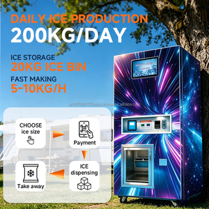 Fully Automatic Bagged <b>Ice</b> <b>Maker</b>, Reverse Osmosis Water <b>Ice</b> Vending Machine,<b>ice</b> Vending Machine with Auto Bagging - Product Image 4