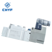 Vanne solénoïde SY3120/SY3220/SY3320-5LZ/5LZD/5LZE-C6/C4/M5, 5 ports, 3 positions, commande directionnelle électrique pilotée