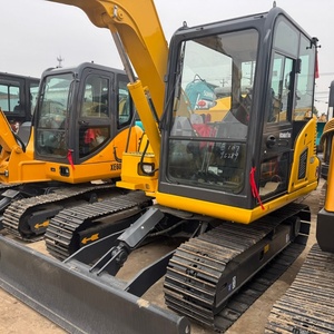 Excavatrice d'occasion en bon état, excavatrice d'occasion Komatsu PC60 6 tonnes, moteur d'origine, mini-excavatrice d'occasion à vendre en stock - Product Image 3