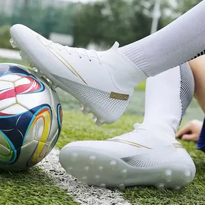 Chaussures de football FG personnalisables avec logo, nouvelle mode, respirantes, haut de gamme, pour intérieur/extérieur, pour hommes - Product Image 6
