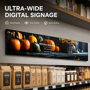 Écran d'affichage numérique commercial ultra large étiré, écran LCD mural pour la vente au détail et la restauration - Product Image 5