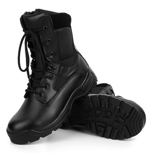 Bottes pour hommes Bottes d'hiver pour l'extérieur Bottes de randonnée tactiques de combat Chaussures du désert - Product Image 1