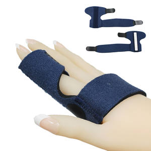 Attelle de fixation articulée réglable à velcro pour le pouce, avec bande de soutien en aluminium et sangles pour doigts et orteils, pour usage transfrontalier - Product Image 3