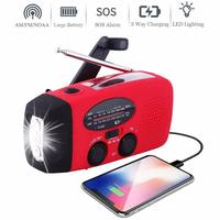 Solar-Handkurbel-Notfallradio mit Powerbank-Funktion CE-Zertifiziert Direkt vom Hersteller für Katastrophen