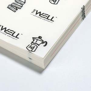 20*20cm Custom Printed Deli Sushi Shawarma Sandwich <b>Burger</b> <b>Wrapping</b> Packaging Wax Fast Food Wrap <b>Paper</b> - Product Image 4