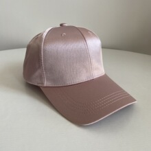 Juego de Gorras de Béisbol de Satén con Logotipo Personalizado para Hombre y Mujer, 3 Piezas, <span class=keywords><strong>Rosa</strong></span>, Negro, Blanco, <span class=keywords><strong>Tela</strong></span> Brillante, Ajustables, Estilo Urbano, para Bodas, Gorras de Estilo Nuevo - Product Image 5