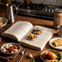 Book Printer Custom Self Publishing Printing Service Softcover buku cerita Cookbook Menu Printing