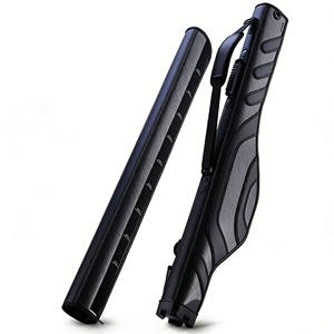 Estuche portátil rígido para cañas de pesca con función impermeable para guardar cañas plegables y carretes de pesca - Product Image 3