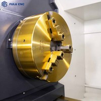 Mesin Bubut CNC Flat Bed Heavy Duty CK6180-750, Mesin Pembubutan Logam Presisi Tinggi, Pemotongan Kuat, Kekakuan Tinggi, Langsung dari Pabrik