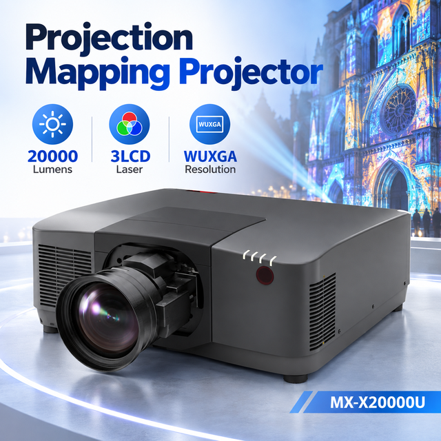 20000 Lumen 3D Mapping Laser Projector 3LCD for Large Venue