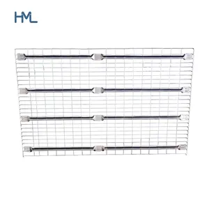 Platelage en fil de rack en acier évasé en métal léger/moyen pour faisceau d'étape