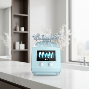 מכשיר יופי אסתטי חדש דור 8 ב-1 להידרודרמברייזיה, דרמברייזיה, הידרו אקווה פיישל, פילינג סילוני - Product Image 1