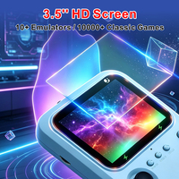 Nouvelle console de jeu portable rétro 2-en-1 K8 2026 avec batterie externe 10000 mAh, écran 3,5 pouces, jeux classiques intégrés, sortie TV et carte TF