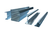 Profil de douche en aluminium de série 6000, anodisé noir brillant, de haute qualité, personnalisé en usine, soudage, pliage, découpe sur mesure