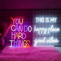 Enseigne néon LED en acrylique personnalisée pour salle de jeux, décoration de chambre de garçon - Vente en gros