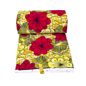 Chất Lượng Cao 100% Polyester Dân Tộc Batik Dệt Phi Vải In Hoa Hollandais Ankara Châu Phi Vải Sáp - Product Image 4