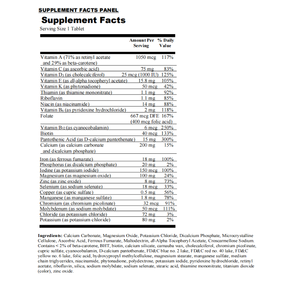 טבליות מולטי-ויטמין מלאות לנשים, פורמולה מלאה לתמיכה במערכת החיסון, תוקף קצר - Product Image 3