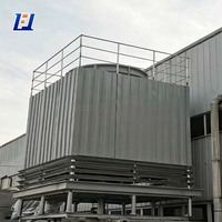 Tour de refroidissement à flux croisé carré en fibre de verre GFRP FRP pour les processus industriels HVAC AHBLD/HBLD-500