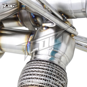 Système d'échappement <span class=keywords><strong>sport</strong></span> à soupapes automatiques pour <span class=keywords><strong>Audi</strong></span> R8 V8 4.2L 2007-2013, son amélioré du type X-pipe actif, haute performance, section arrière de l'essieu - Product Image 3