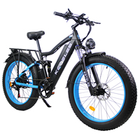 Vélo électrique tout-terrain Keteles K802, nouvelle arrivée, moteur brushless 48V 250W, batterie 13Ah, freins à disque hydrauliques, pneus larges.