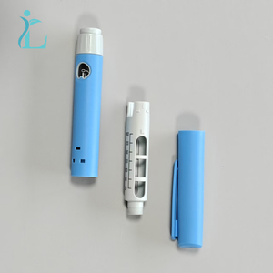 Boîtier de stylo bleu avec fenêtre de visualisation et adaptateur pour personnalisation OEM/ODM - Product Image 1