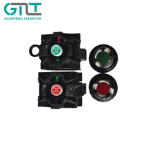Pièces détachées pour ascenseurs TAYEE Shanghai TAYEE 24V Bouton-poussoir lumineux LA42PD-11 Bouton plat momentané Pièces de rechange pour ascenseurs