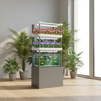 Système d'irrigation hydroponique vertical automatique d'intérieur, pompe d'arrosage, matériaux certifiés écologiques de qualité alimentaire, utilisation domestique et agricole