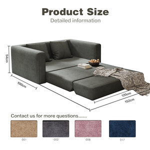 <span class=keywords><strong>Precio</strong></span> de fábrica L Sofá cama convertible Sofá Futón Sofás para sala de estar Sofá cama plegable para espacios pequeños Apartamento - Product Image 5