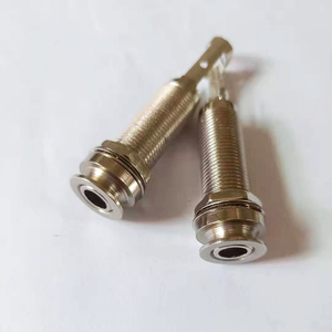 Krom 6.35mm <span class=keywords><strong>Output</strong></span> Jack gitar Pickup Endpin Jack untuk bagian gitar - Product Image 5