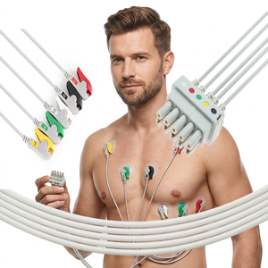 Kompatibel mit GE Healthcare Dash <span class=keywords><strong>PRO</strong></span> 4000 EKG-Kabel und <span class=keywords><strong>Pro</strong></span> 1000 Ableitungsklemme IEC EKG-Kabel für den Krankenhausgebrauch - Product Image 4