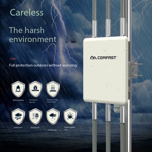 COMFAST Outdoor <strong>AX3000M</strong> Dual-band Wireless AP Scenic Area CPE Waterproof IP67 FRP 8dBi Omnidirectional Antenna China CF-WA937 - Product Image 3
