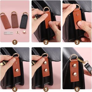 D Ring Buckle Leather <b>Purse</b> Clasp Wallet Hanging Buckle For Making Handbag - Product Image 5