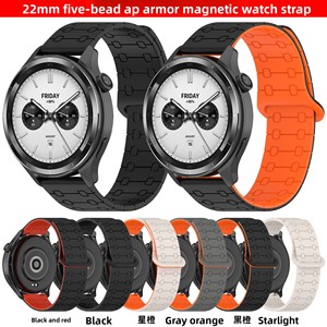 Correa magnética universal de 22mm para relojes inteligentes Huawei GT6 para Amazfit 3 Pro para <span class=keywords><strong>Xiaomi</strong></span> Watch S4, correas de reloj inteligente, compatible con el reloj inteligente <span class=keywords><strong>Xiaomi</strong></span> Watch 3 Pro - Product Image 3
