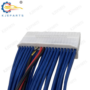 Arnés de cableado adaptador automotriz personalizado de 40 pines macho a hembra con conector <span class=keywords><strong>RCA</strong></span> tipo bala para coche - Product Image 4