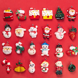 Navidad resina colgante <span class=keywords><strong>casa</strong></span> calcetines regalos bastón corona joyería oveja ojo gancho Basura Teléfono funda decoraciones - Product Image 5