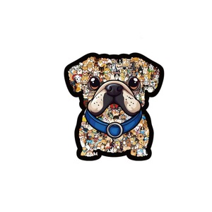 Wacocetoy Rompecabezas de madera de 136 piezas con forma de perro, juguete para adolescentes, alivio del estrés, manualidades decorativas - Product Image 5