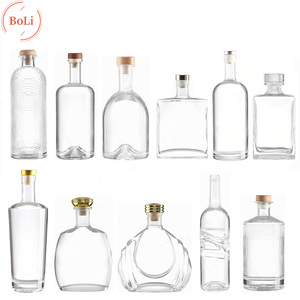 Nhà Máy Tùy Chỉnh <span class=keywords><strong>Top</strong></span> Grade Chai Thủy Tinh Cho 100Ml 750Ml 700Ml 500Ml 1L <span class=keywords><strong>Tequila</strong></span> whiky Vodka Gin Tinh Thần Rượu Chai Với <span class=keywords><strong>Cap</strong></span> - Product Image 5