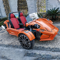 Fabrication en usine de tricycles ZTR pour adultes, voiture de sport convertible à trois roues inversées