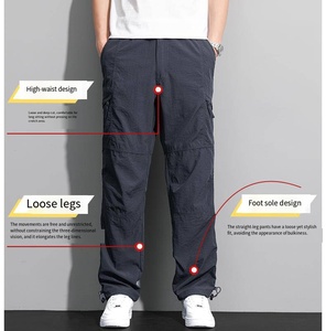 <span class=keywords><strong>Pantaloni</strong></span> Cargo da Uomo Antivento Impermeabili Foderati <span class=keywords><strong>in</strong></span> Pile <span class=keywords><strong>con</strong></span> <span class=keywords><strong>Vita</strong></span> Elastica e Tasche <span class=keywords><strong>con</strong></span> Zip per Attività Invernali all'Aperto - Product Image 2