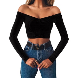 <span class=keywords><strong>Mujer</strong></span> 2020 más costilla sexy <span class=keywords><strong>de</strong></span> manga larga top casual <span class=keywords><strong>ropa</strong></span> <span class=keywords><strong>de</strong></span> entrenamiento <span class=keywords><strong>ropa</strong></span> disponible <span class=keywords><strong>en</strong></span> varios colores - Product Image 1