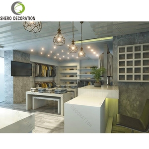 ตู้โชว์เสื้อผ้าสำหรับผู้ชายตู้โชว์ทนทานสำหรับเสื้อผ้าผู้ชายเสื้อผ้าร้านค้าดีไซน์ภายใน - Product Image 2