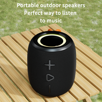Altavoz Portátil Mini LED RGB con Luces LED Inalámbricas y Subwoofer para Fiestas al Aire Libre