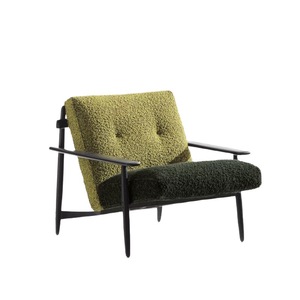 Sillón <span class=keywords><strong>Reclinable</strong></span> de Diseño Retro Moderno al por Mayor - Sillón de Tela de Terciopelo/Bucle/Teddy para Muebles de Hogar Sala de Estar - Product Image 6