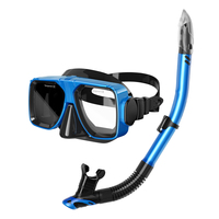 Masque de plongée à double lentille anti-UV en PC, protection anti-ondes, tube respiratoire sec, vente chaude en Europe et aux États-Unis